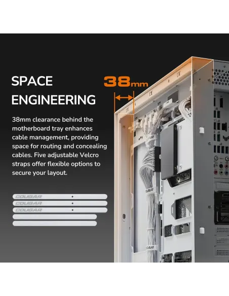 Caja semitorre PC Cougar CFV235 Mesh Negro