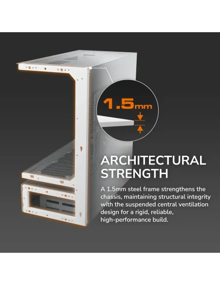 Caja semitorre PC Cougar CFV235 Mesh Negro