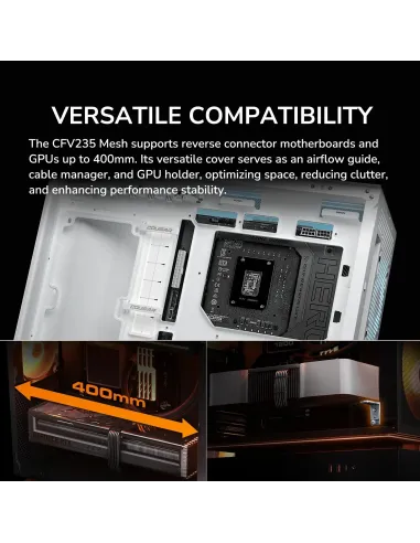 Caja semitorre PC Cougar CFV235 Mesh Negro