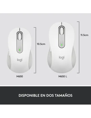 Ratón Logitech Signature M650 Blanco