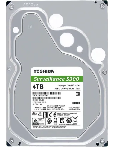 Disco Duro HDD Toshiba S300 Surveillance 4TB HDWT840UZSVA