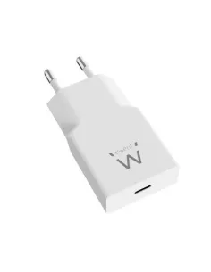 EWENT EW1310 Cargador Rápido USB-C PD de 20W con Tecnología GaN y Diseño Ultrafino-AATCAT0521