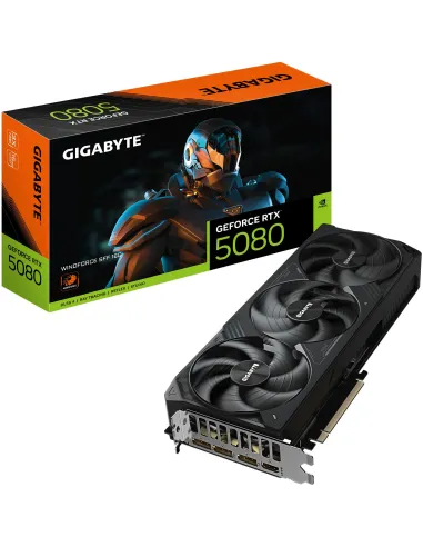 Gigabyte GeForce RTX 5080 WINDFORCE SFF 16GB GDDR7 Reflex 2 RTX AI DLSS4