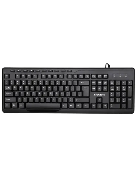 Gigabyte 28751-63006-1CBS Teclado KM6300 QWERTY + Ratón USB Negro