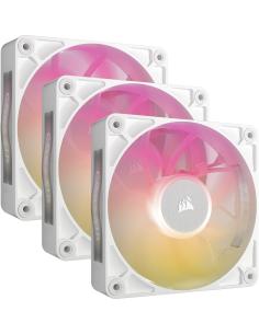 Corsair iCUE LINK RX120 MAX RGB Pack Triple Ventilador Suplementario PWM 120mm Blanco