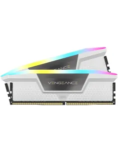 Corsair VENGEANCE RGB DDR5 CMH32GX5M2X7200C34W 32GB (2x16GB) 7200MHz CL34 Intel XMP Blanco