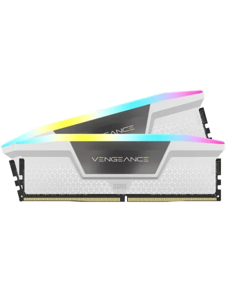 Corsair VENGEANCE RGB DDR5 CMH32GX5M2X7200C34W 32GB (2x16GB) 7200MHz CL34 Intel XMP Blanco