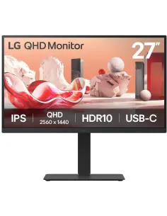 LG 27BA75QB-B.AEU 27" IPS QHD 100Hz HDR Altavoces Altura Ajustable USB-C-1404773