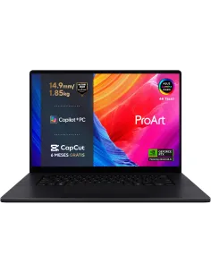 Asus ProArt P16 OLED H7606WP-SC105W Copilot PC+ AMD Ryzen AI 9 HX 370/64GB/2TB SSD/16" Táctil W11 Home-1400107