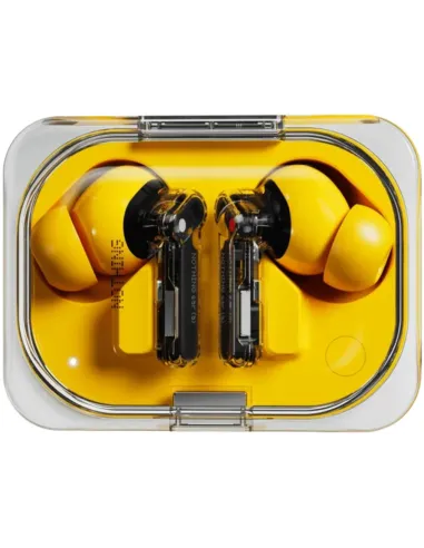 Nothing Ear (a) Auriculares Transparente/Amarillo Bluetooth con Cancelación Activa de Ruido