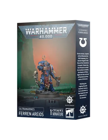 Warhammer Ultramarines Ferren Areios miniatura personaje