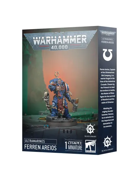 Warhammer Ultramarines Ferren Areios miniatura personaje