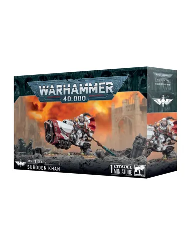Warhammer White Scars Suboden Khan caja de miniaturas