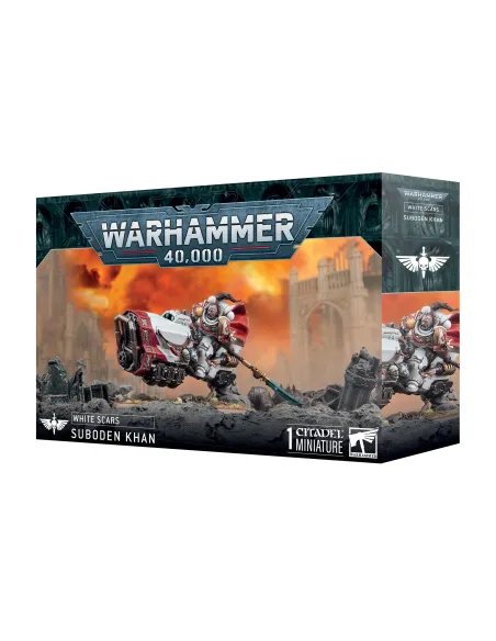 Warhammer White Scars Suboden Khan caja de miniaturas