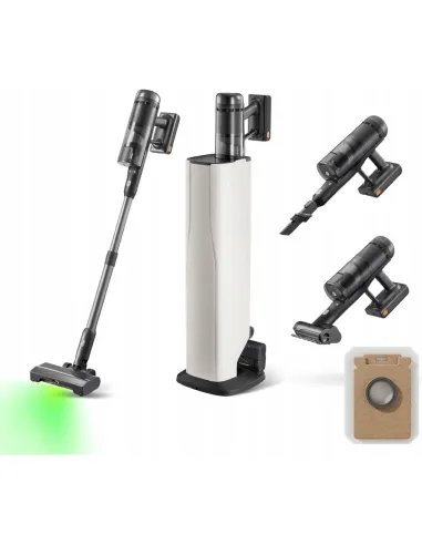 Aspiradora de Mano Roborock H60 HUB Ultra Negro/Blanco