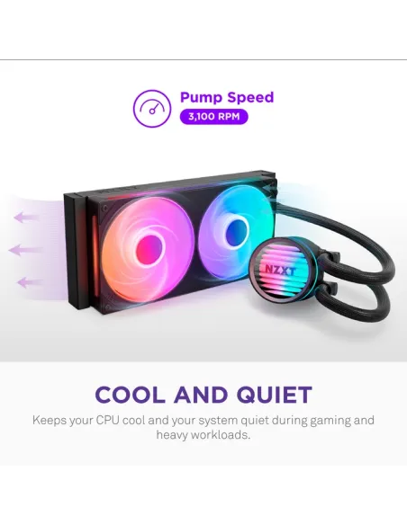 Refrigeración líquida NZXT Kraken Core 360 RGB negra