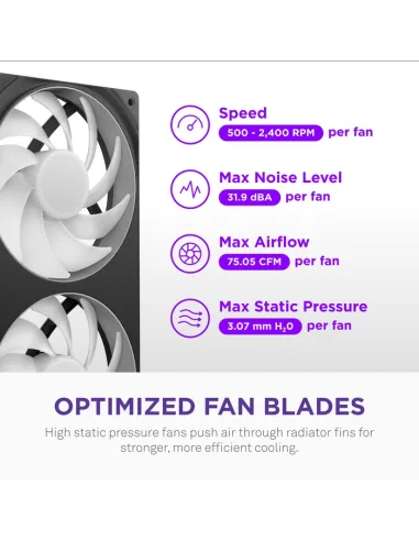 Refrigeración líquida NZXT Kraken Core 360 RGB negra