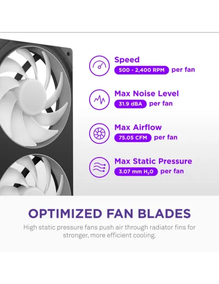 Refrigeración líquida NZXT Kraken Core 360 RGB negra