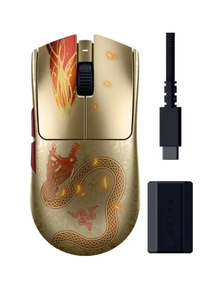 Razer Viper V3 Pro Counter-Strike 2 Edition Dragon Lore Mouse Inalámbrico 35000DPI HyperPolling 55g