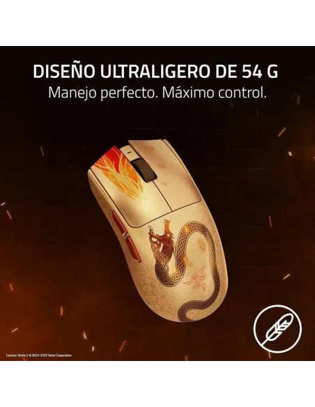Ratón gaming Razer Viper V3 Pro Counter-Strike 2 Edition