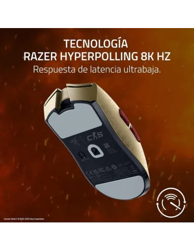 Ratón gaming Razer Viper V3 Pro Counter-Strike 2 Edition
