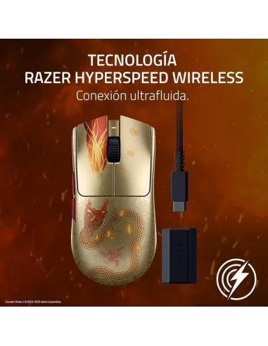 Ratón gaming Razer Viper V3 Pro Counter-Strike 2 Edition