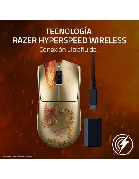 Ratón gaming Razer Viper V3 Pro Counter-Strike 2 Edition