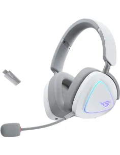 Asus Rog Delta II Blanco Inalámbrico/Alámbrico Bluetooth 140h RGB 318g-1399823