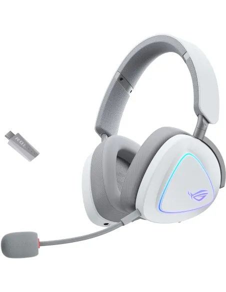 Asus Rog Delta II Blanco Inalámbrico/Alámbrico Bluetooth 140h RGB 318g