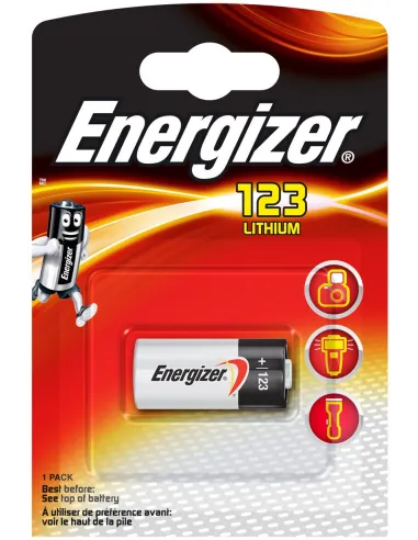 Pila Energizer Lithium 123 1500 mAh