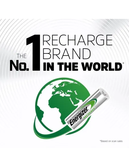 Pilas recargables Energizer ACCU Recharge Universal HR6 1300 mAh