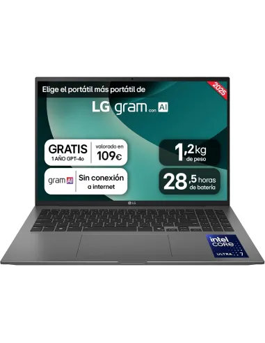 LG Gram 16Z90TL-G.AU88B Intel Core Ultra 7-258V/32GB/1TB SSD/16" W11 Home