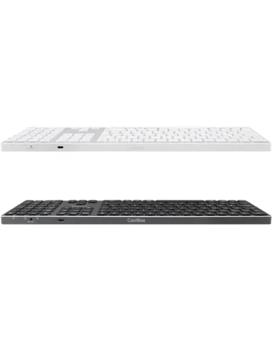 Teclado CoolBox Moonlight Key B431 Blanco Retroiluminado