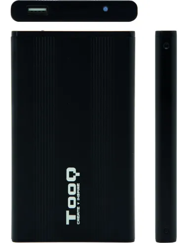 TooQ TQE-2510B Caja Externa 2.5" SATA3 USB-A 2.0 Negro