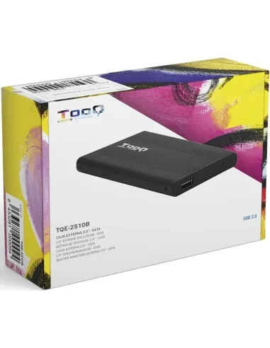 TooQ TQE-2510B Caja Externa 2.5" SATA3 USB-A 2.0 Negro
