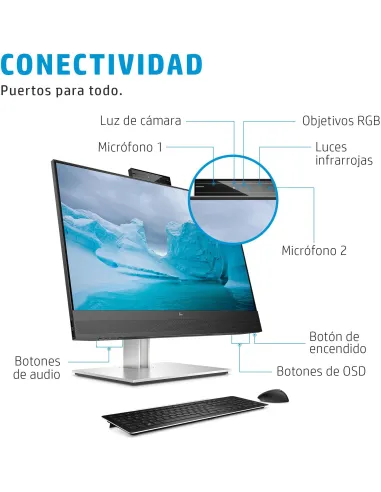 Monitor HP HP E24MV G4 Blanco
