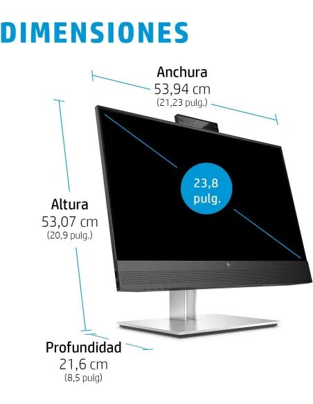 Monitor HP HP E24MV G4 Blanco