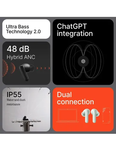 Auriculares Nothing Buds 2 Gris