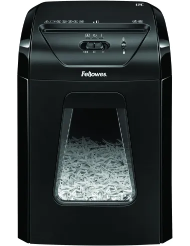 Destructora de papel Fellowes 12C Negra