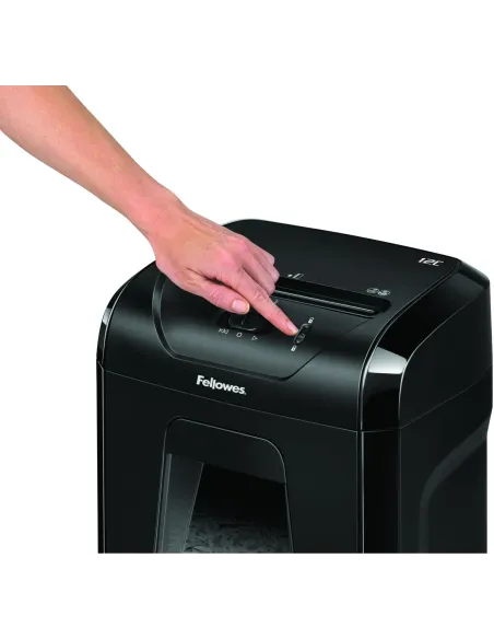 Destructora de papel Fellowes 12C Negra