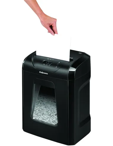 Destructora de papel Fellowes 12C Negra
