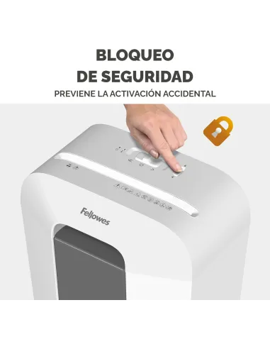 Destructora de papel Fellowes LX50 Blanca