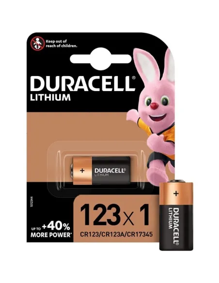Pila de litio CR123A — Duracell CR123A