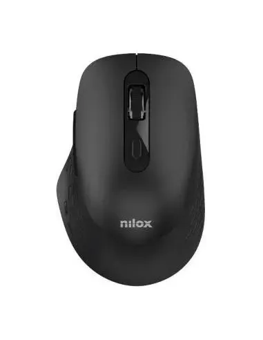 Nilox NXMODWI01 Ratón inalámbrico dual de 1600 DPI en Color Negro