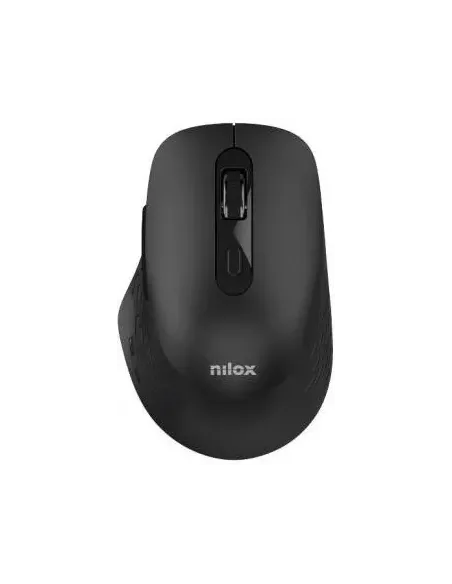 Nilox NXMODWI01 Ratón inalámbrico dual de 1600 DPI en Color Negro