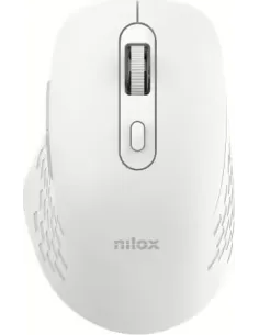 Nilox NXMODWI02 Ratón inalámbrico dual de 1600 DPI en Color Blanco