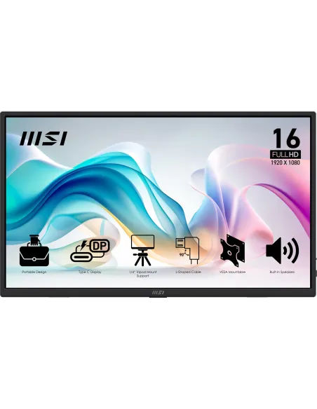 MSI PRO MP165 E6 15.6" LED IPS FullHD Portátil