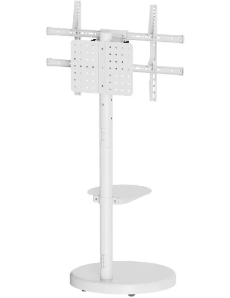 Ewent Ew1550 Soporte de Suelo Ajustable para TV hasta (86") Máx. 50kg Blanco