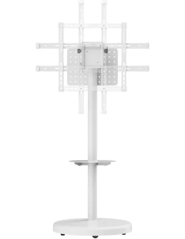 Ewent Ew1550 Soporte de Suelo Ajustable para TV hasta (86") Máx. 50kg Blanco