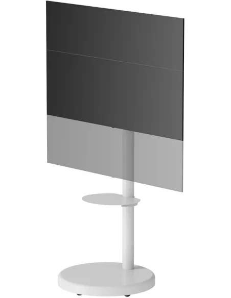 Ewent Ew1550 Soporte de Suelo Ajustable para TV hasta (86") Máx. 50kg Blanco